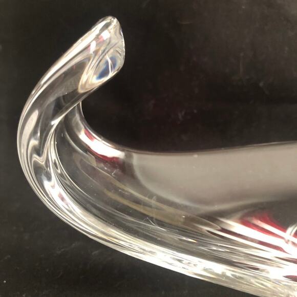 Vintage Mid Century Art Glass Hand Blown Dish - Picture 4 of 4